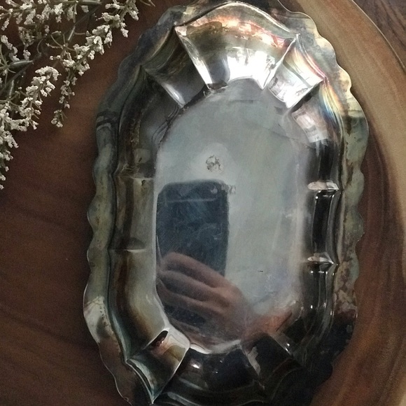 Vintage silver plated trinket dish - Picture 6 of 7